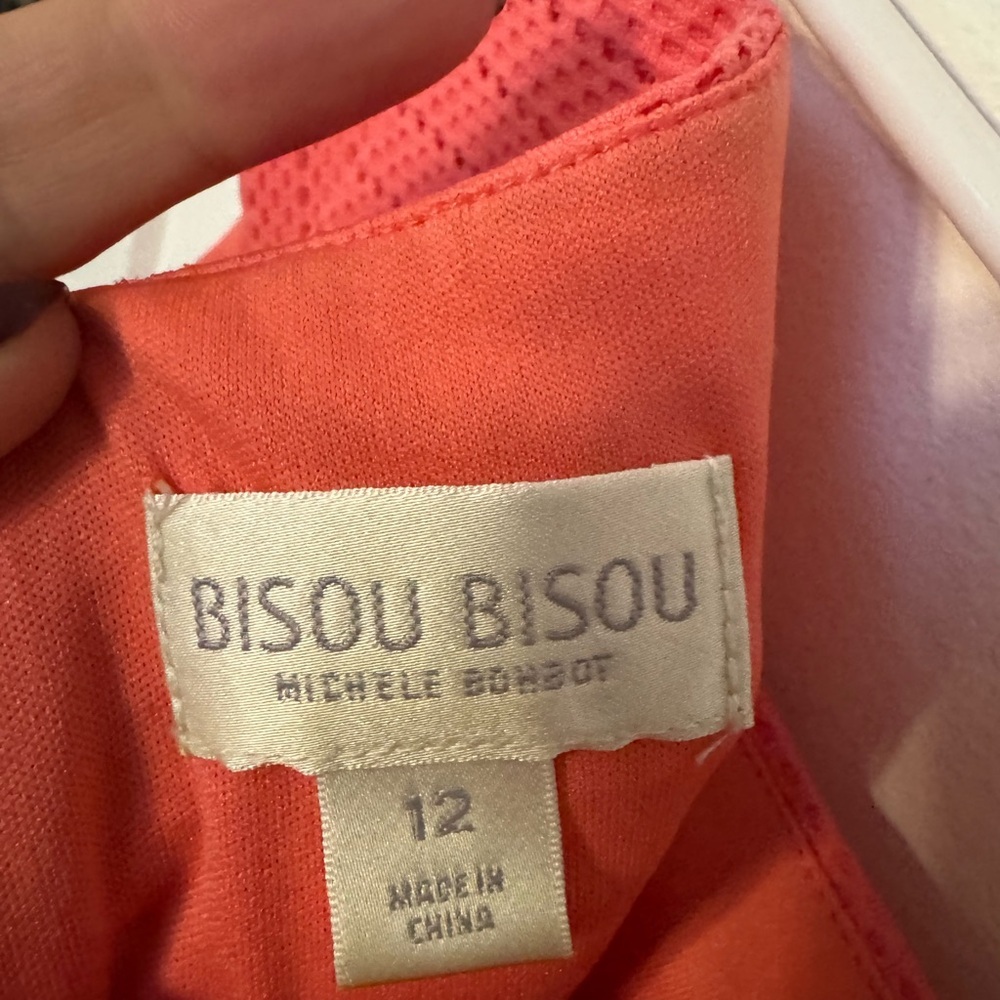 Bisou Bisou Coral Midi Dress- Easter Pink - Picture 7 of 10